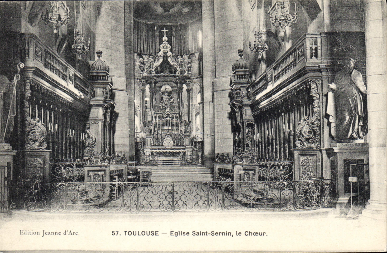 CPA Toulouse Eglise Saint Sernin le Choeur