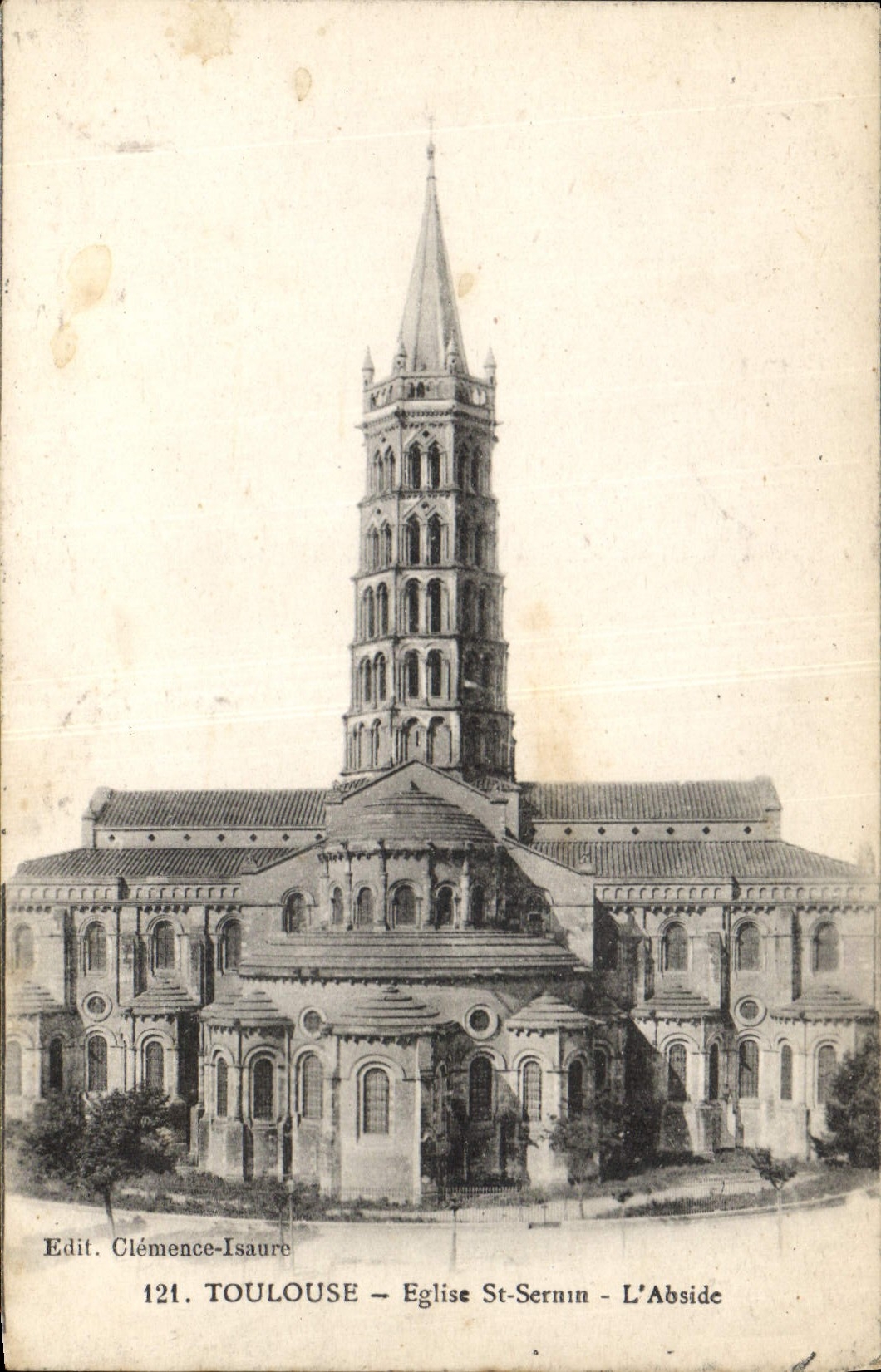 CPA Toulouse Eglise St Sernin L'Abside 