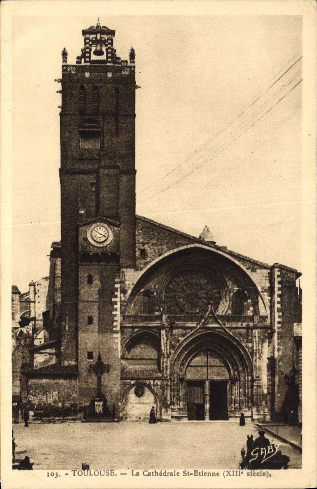 CPA Toulouse La Cathedrale St Etienne 