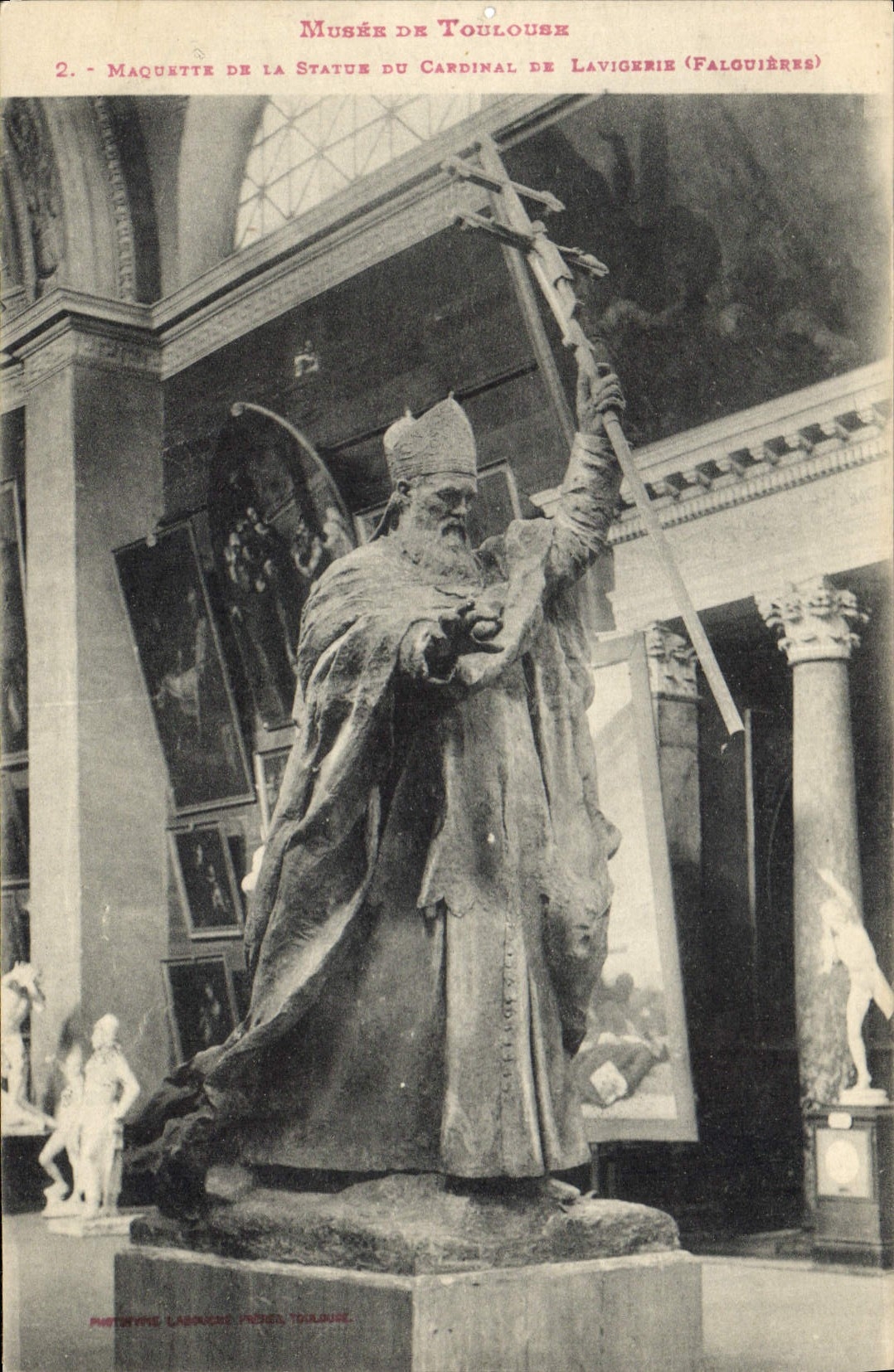 CPA Musee de Toulouse Maquette de la Statue du Cardinal de Lavigerie 