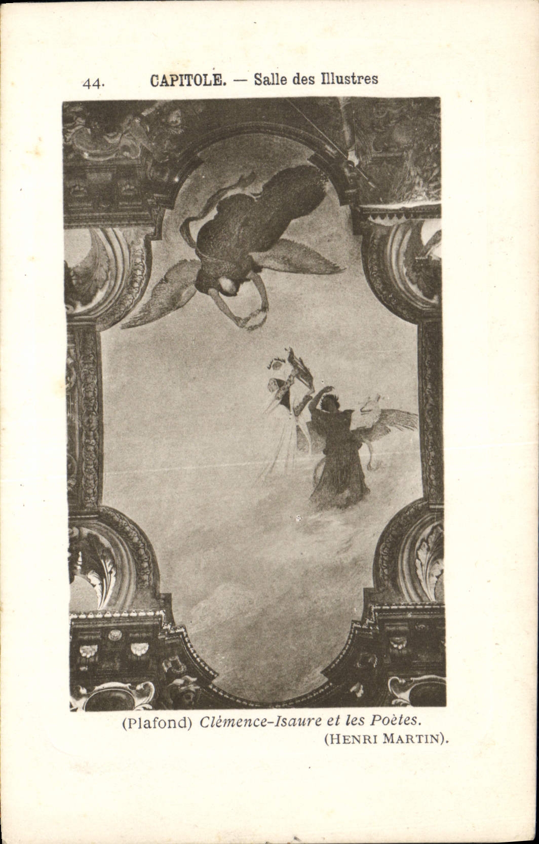 CPA Capitole Salle des Illustres Plafond Clemence Isaure et les Poetes 
