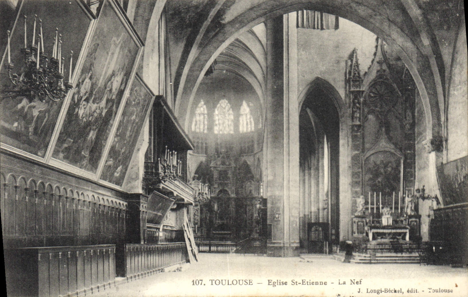 CPA Toulouse Eglise St Etienne La Nef 