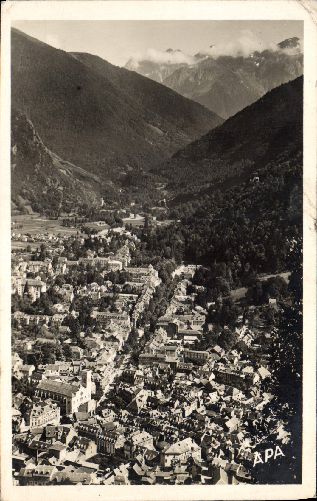 CPA Luchon Hte Gne Vue Generale 