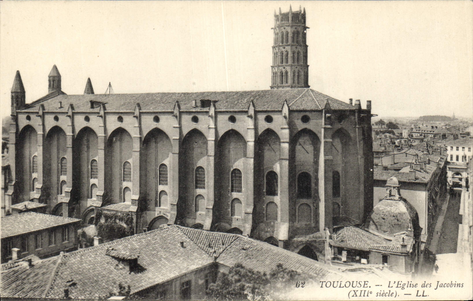 CPA Toulouse L'Eglise des Jacobins 