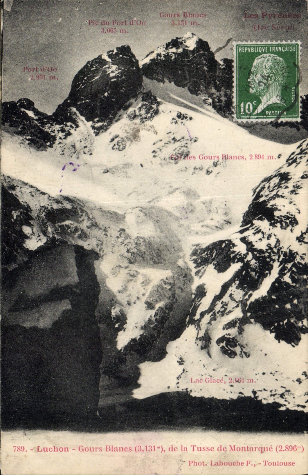 CPA Luchon Gours Blanes de la Tusee de Montarque