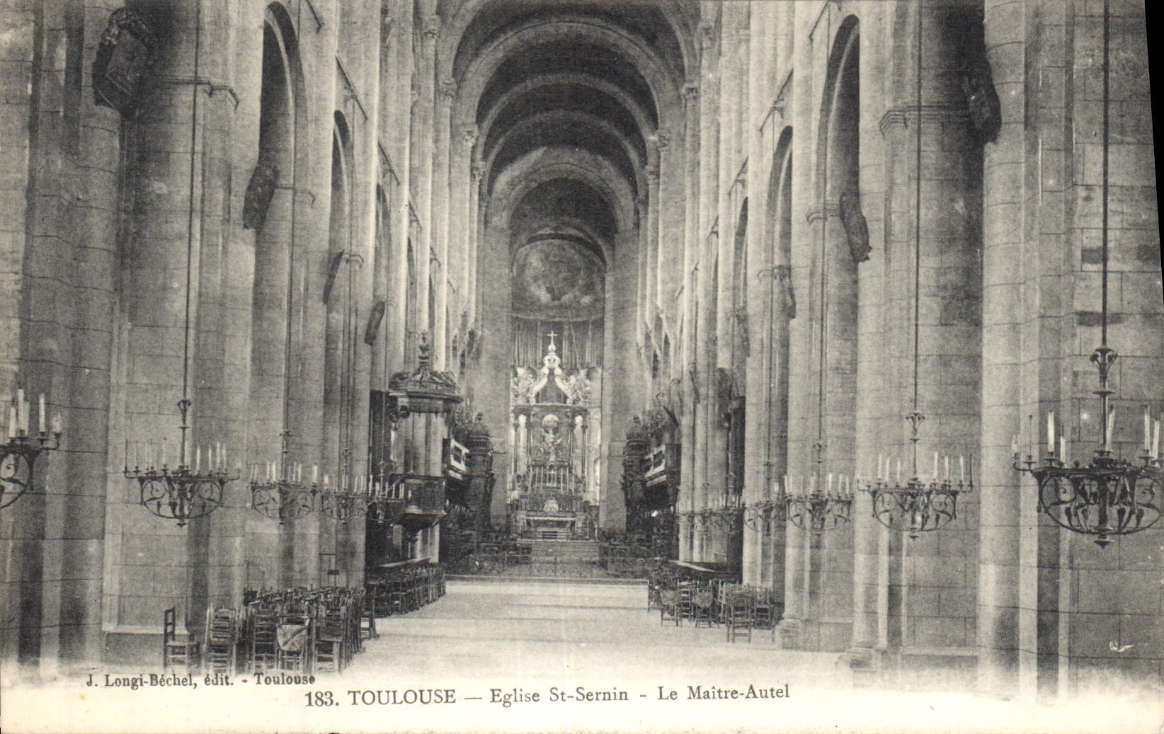 CPA Toulouse Eglise Sain Sernin 