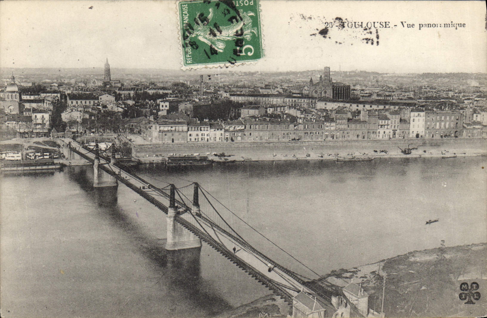 CPA Toulouse Vue panoramique 