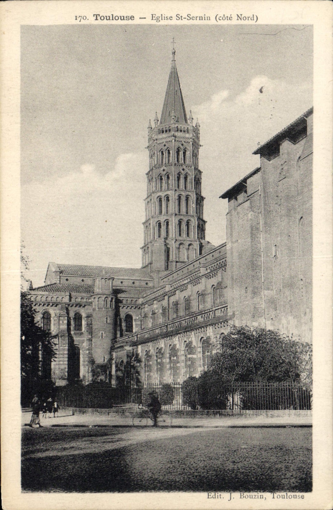 CPA Toulouse Eglise St Sernin cote Nord 
