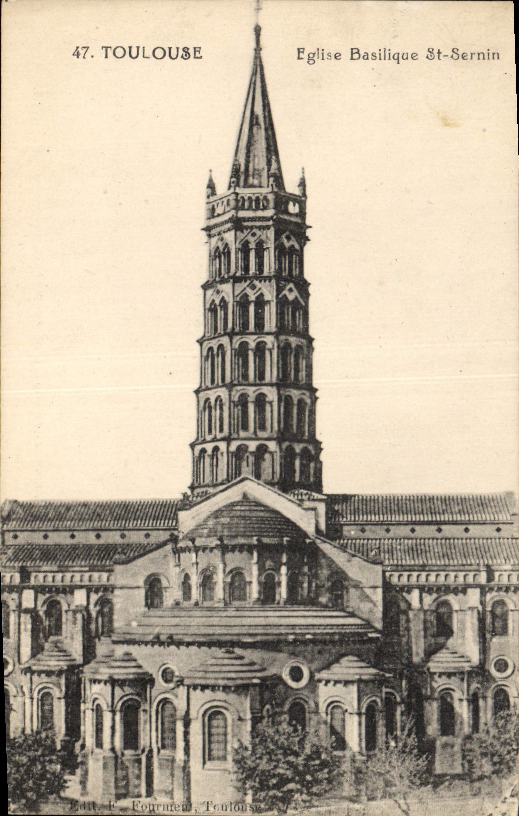 CPA Toulouse Eglise Basilique St Sernin 