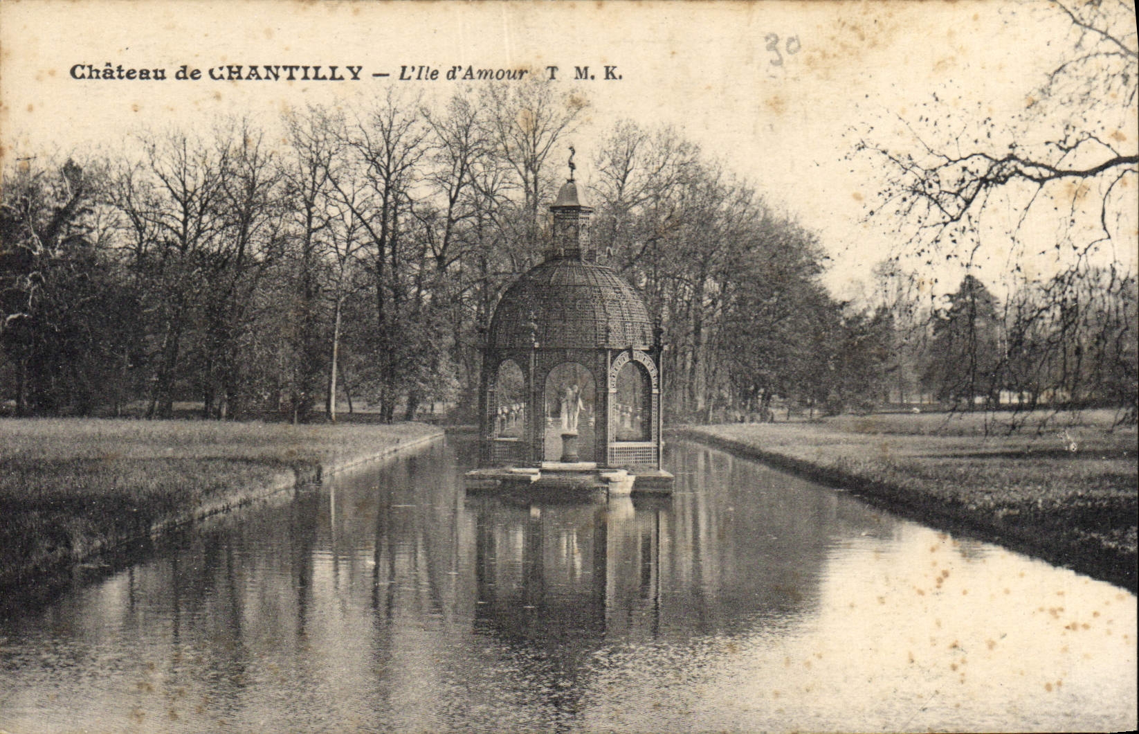 CPA Chateau de Chantilly L'lle d'Amour 