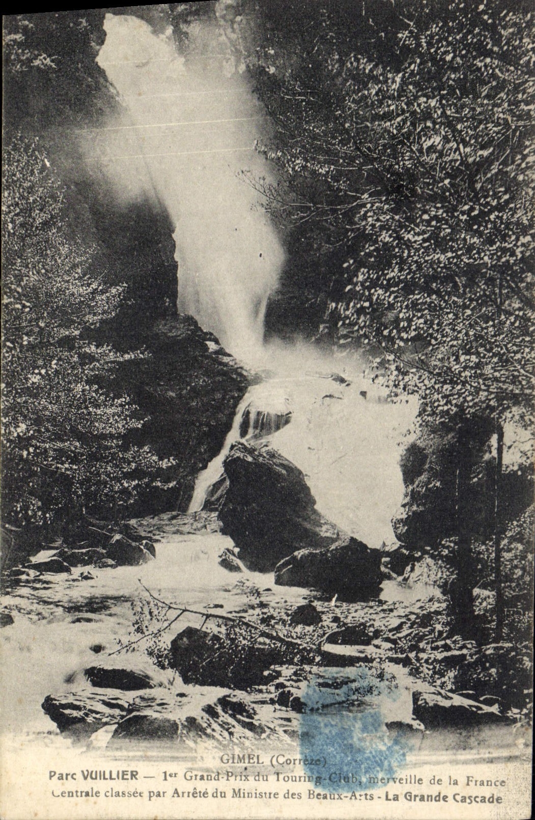 CPA Gimel Correze Parc Vuillier 
