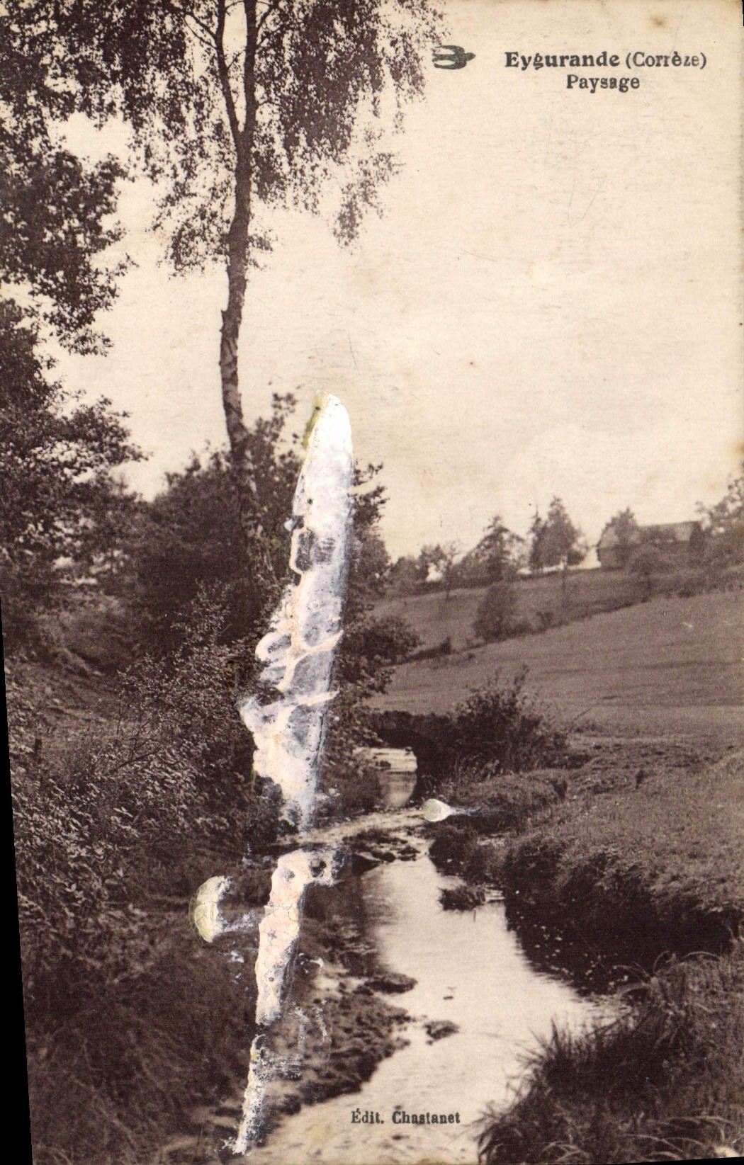 CPA Eygurande Correze Paysage 