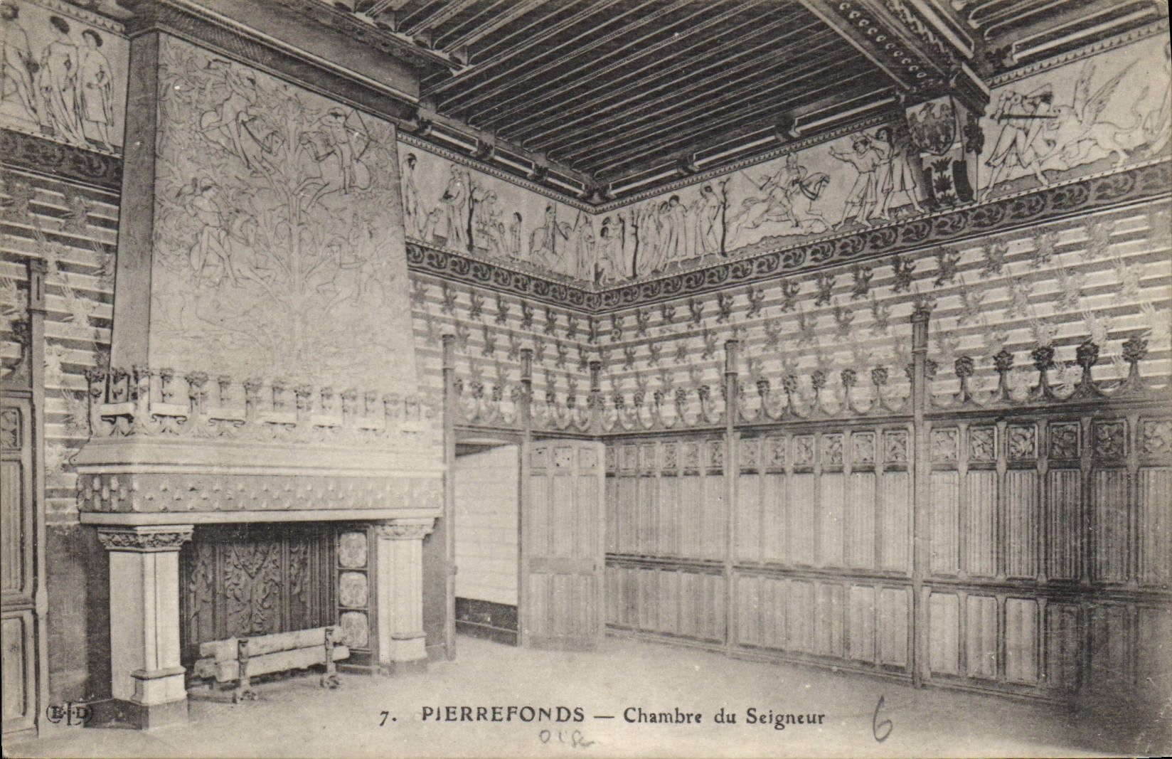 CPA Pierrefonds Chambre du Seigneur 