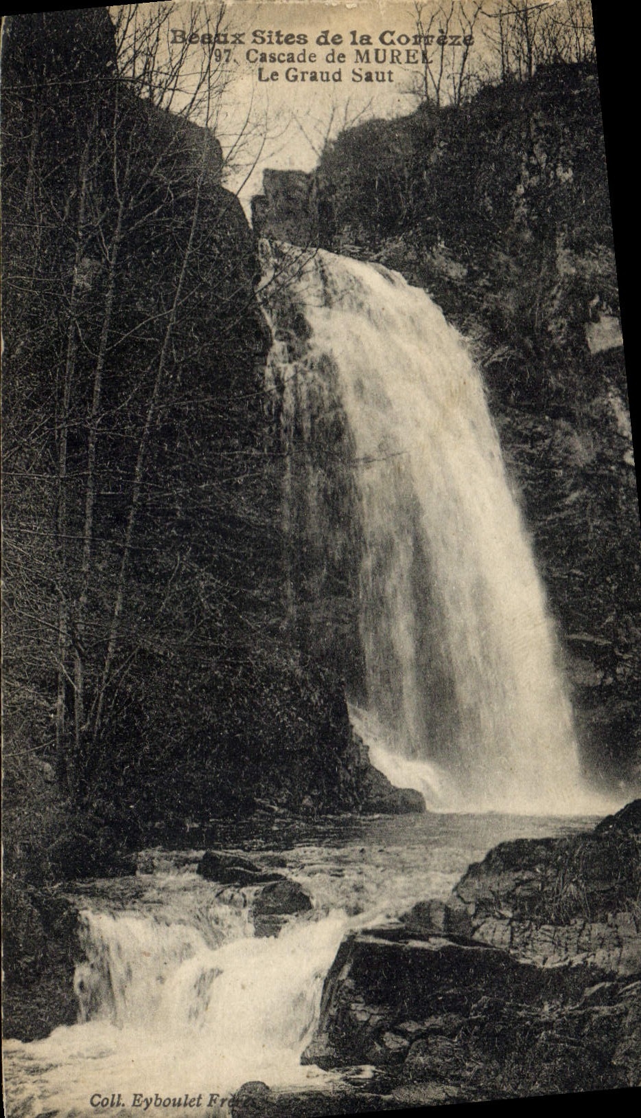 CPA Cascade de Murel Le Grand Saut 