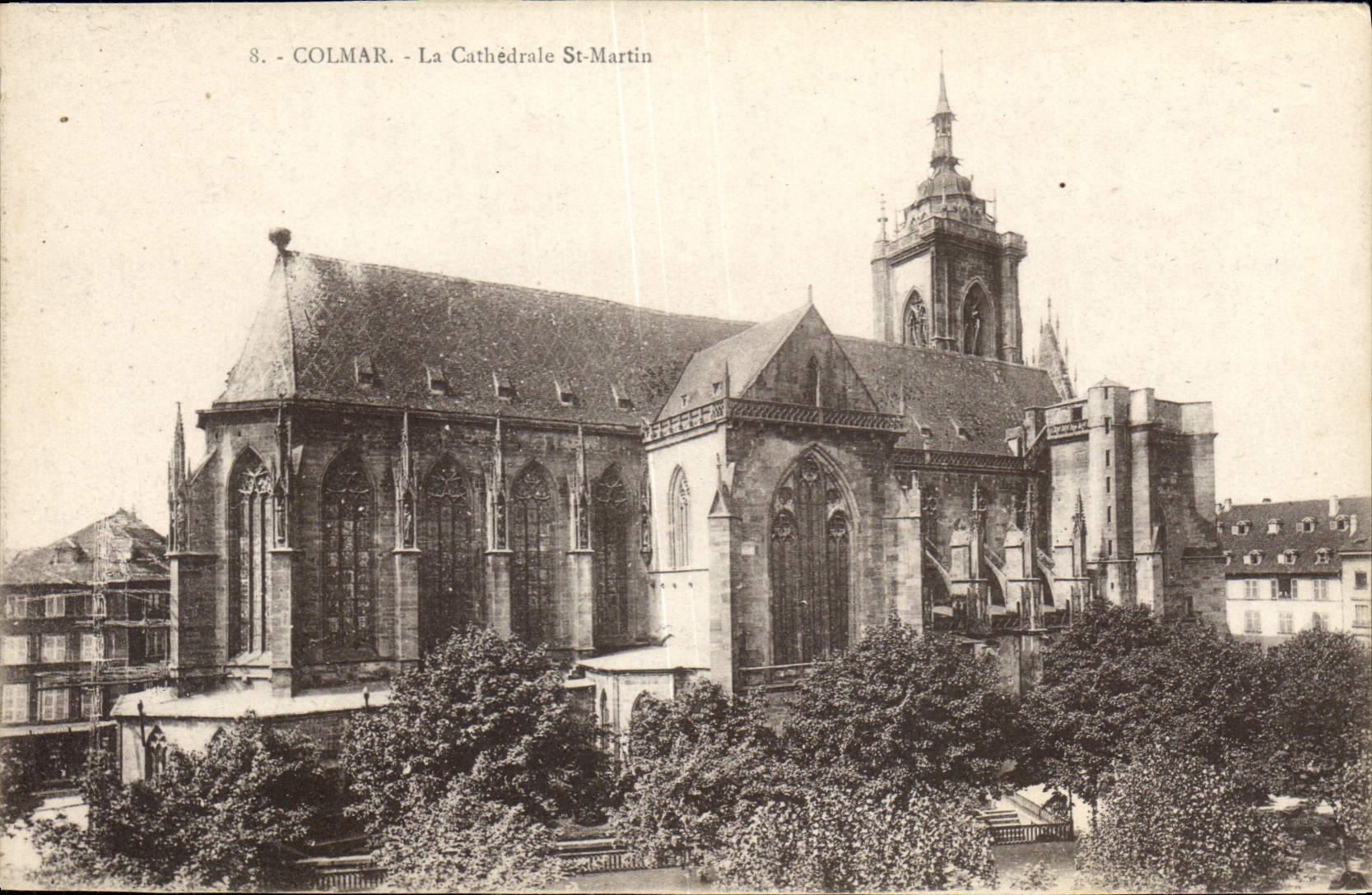 CPA Colmar La Cathedrale St Martin 