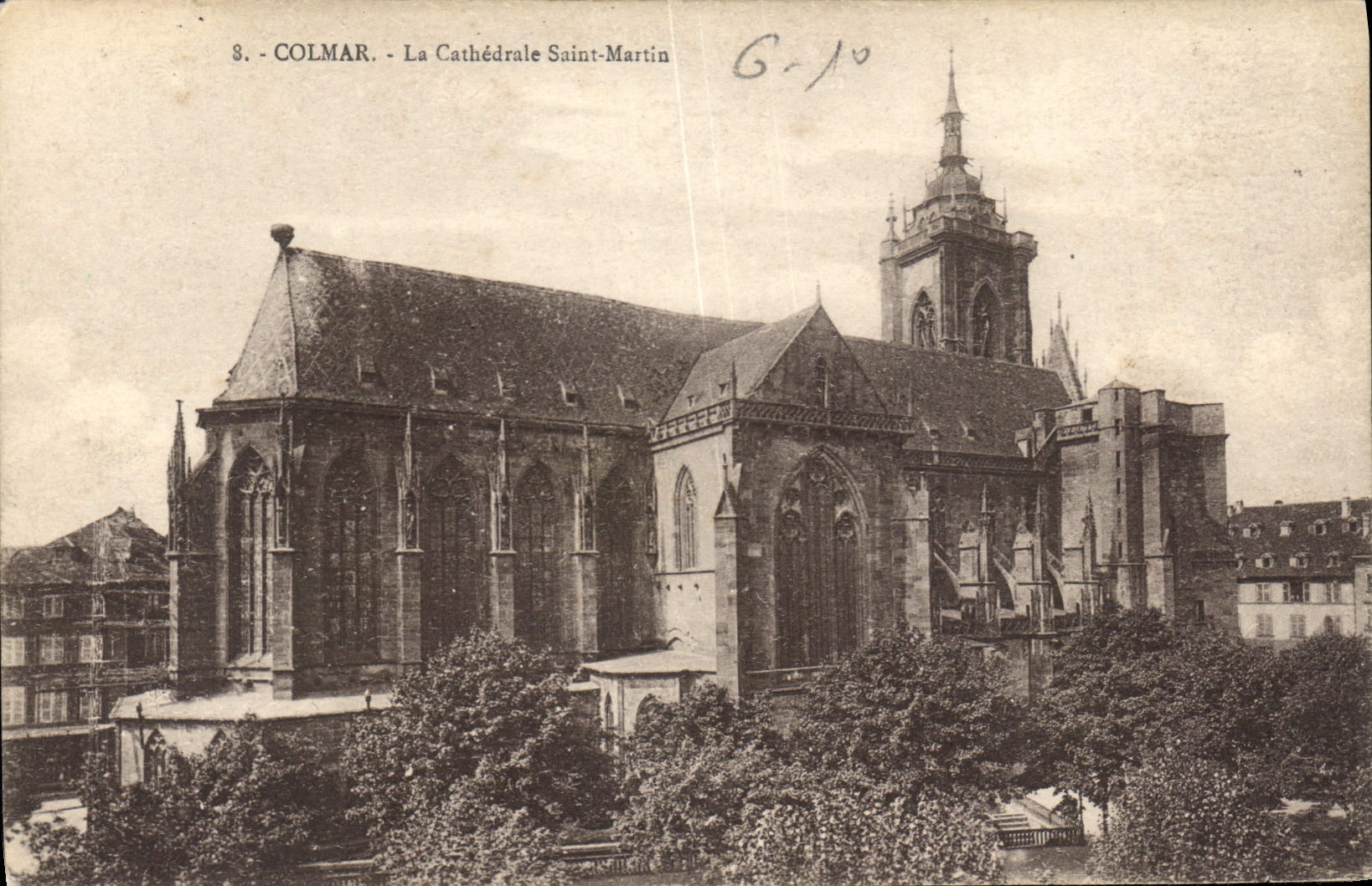 CPA Colmar La Cathedrale Saint Martin 