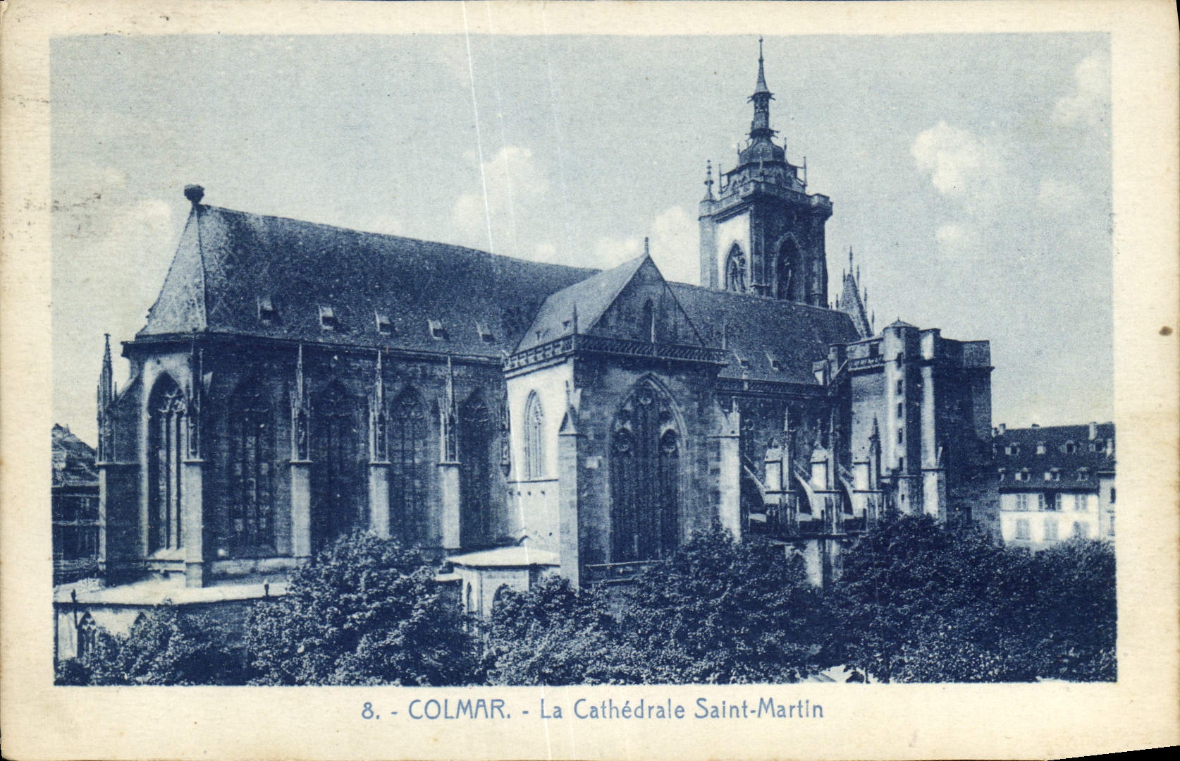 CPA Colmar La Cathedrale Saint Martin 