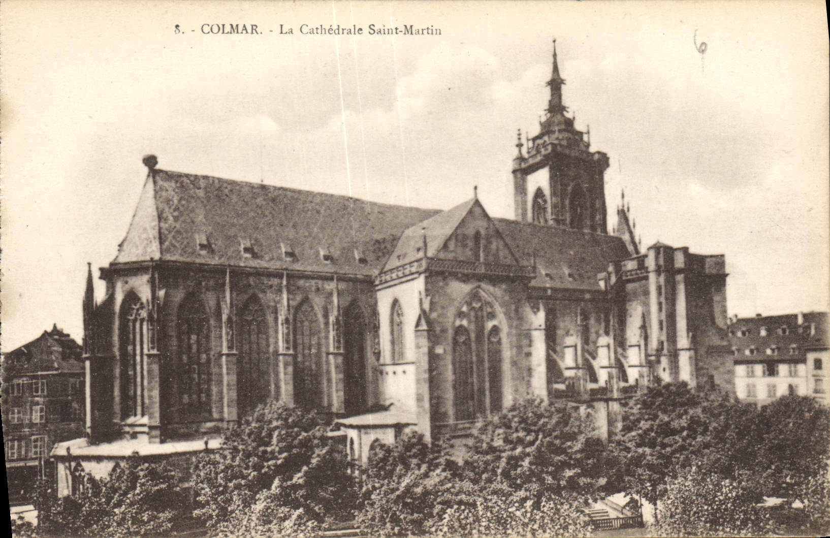 CPA Colmar La Cathedrale Saint Martin 