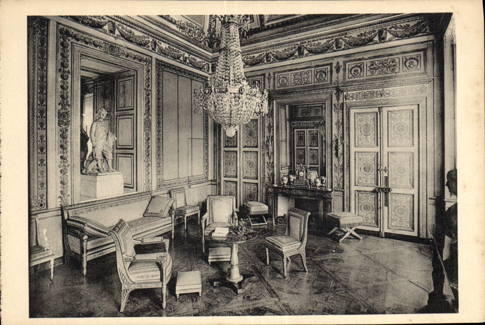 CPA Chateau de Compiegne Salon du roi de Rome 