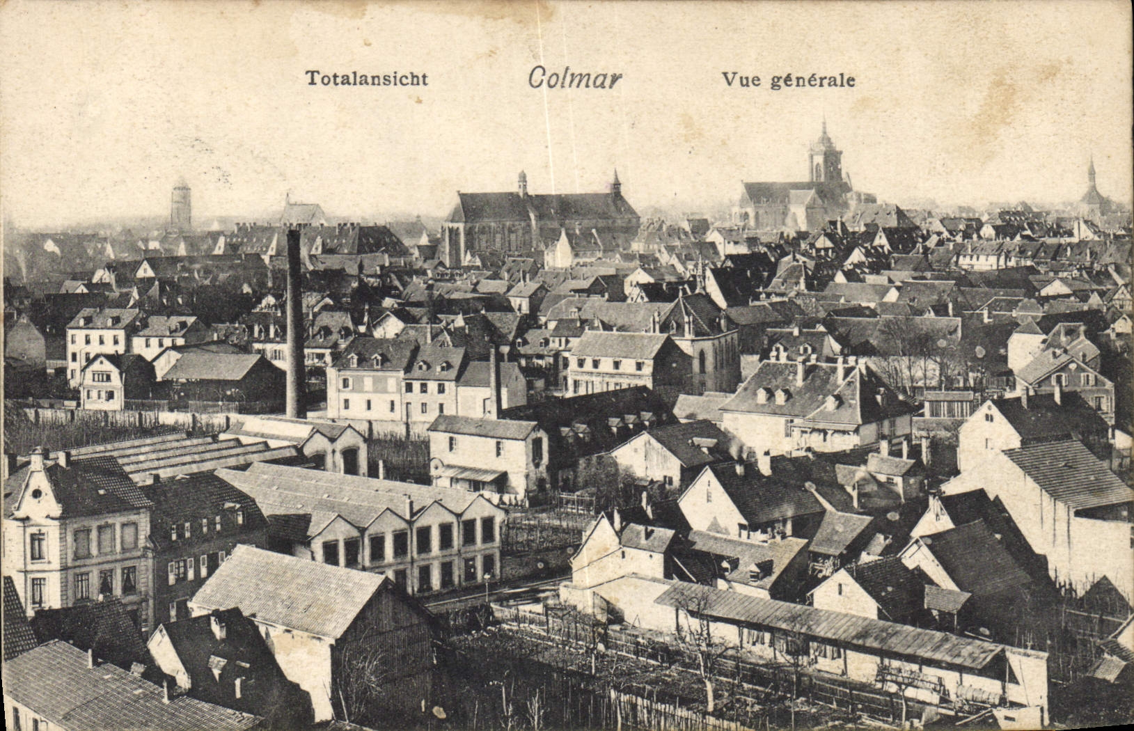 CPA Totalansicht Colmar Vue generale 