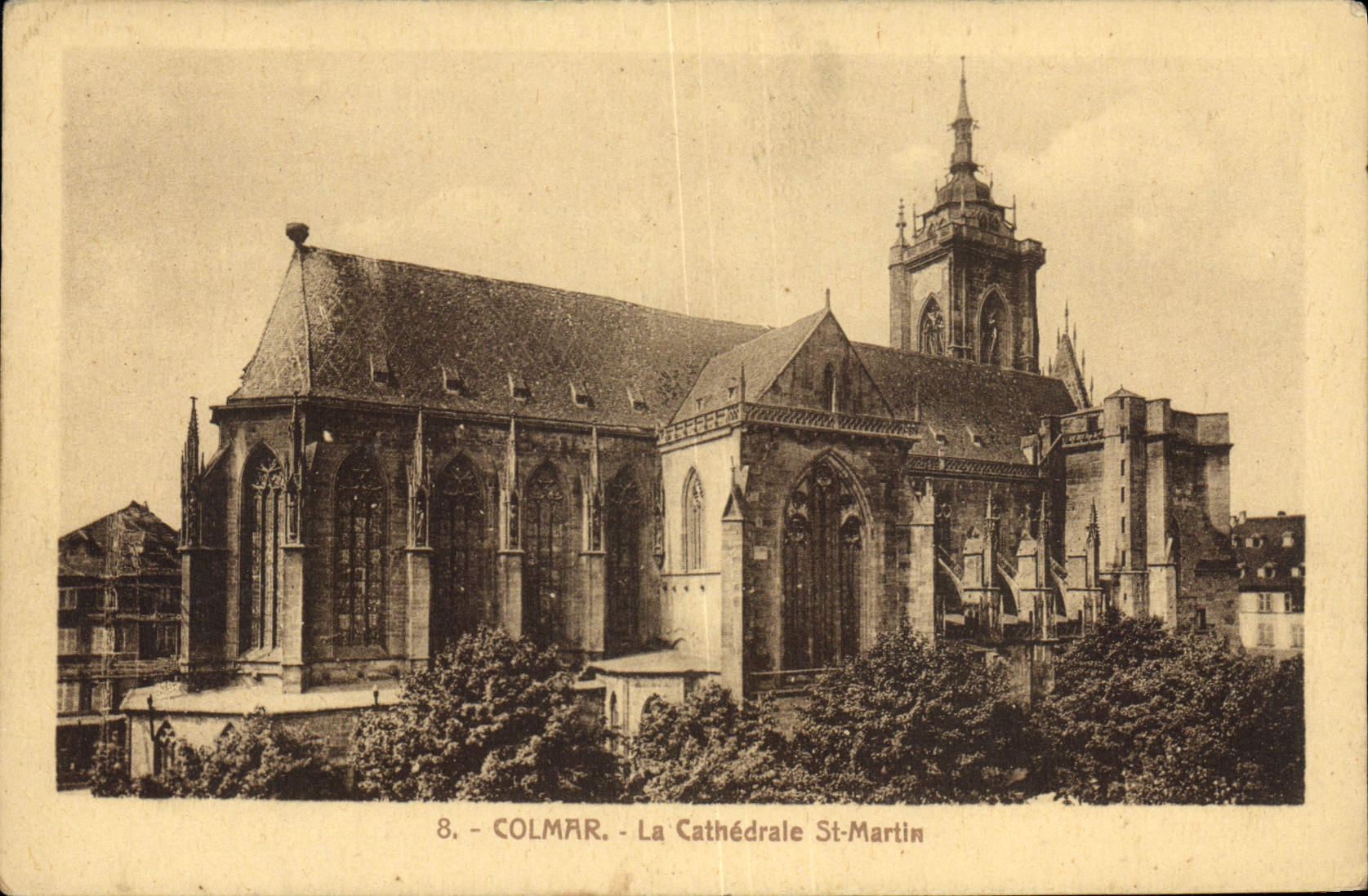 CPA Colmar La Cathedrale St Martin 