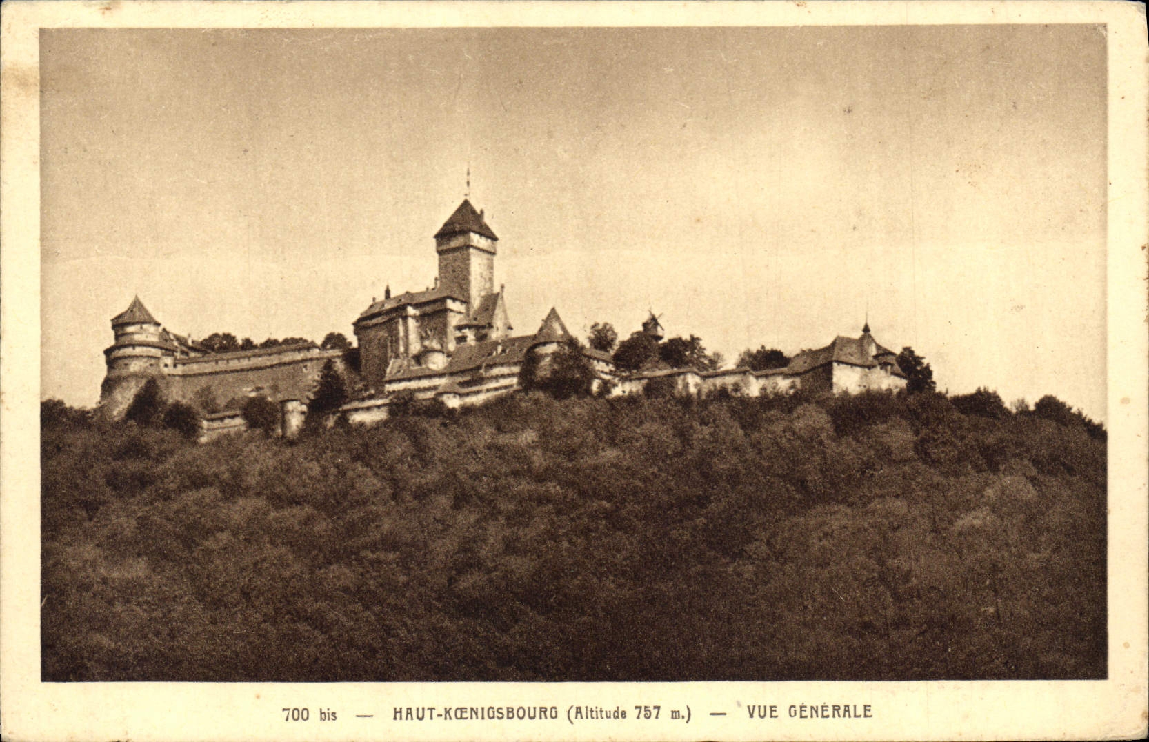 CPA Haut Koenigsbourg Vue Generale 