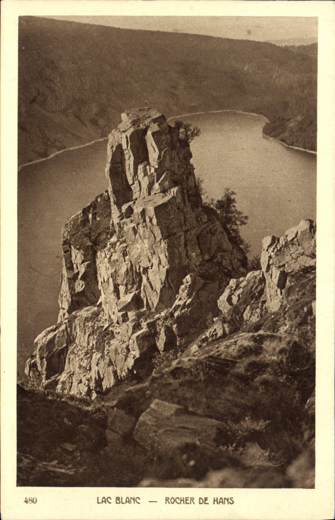 CPA Lac Blanc Rocher de Hans 
