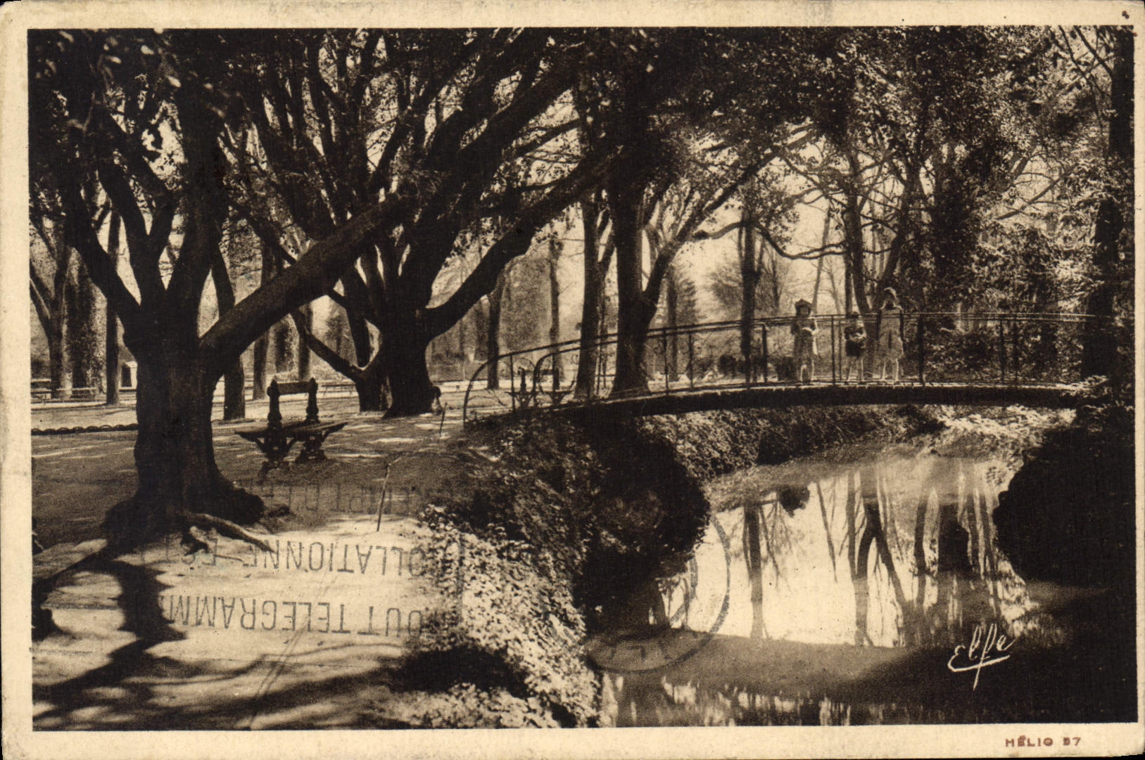 CPA Toulouse Le Jardin des Plantes Etude Artistique 