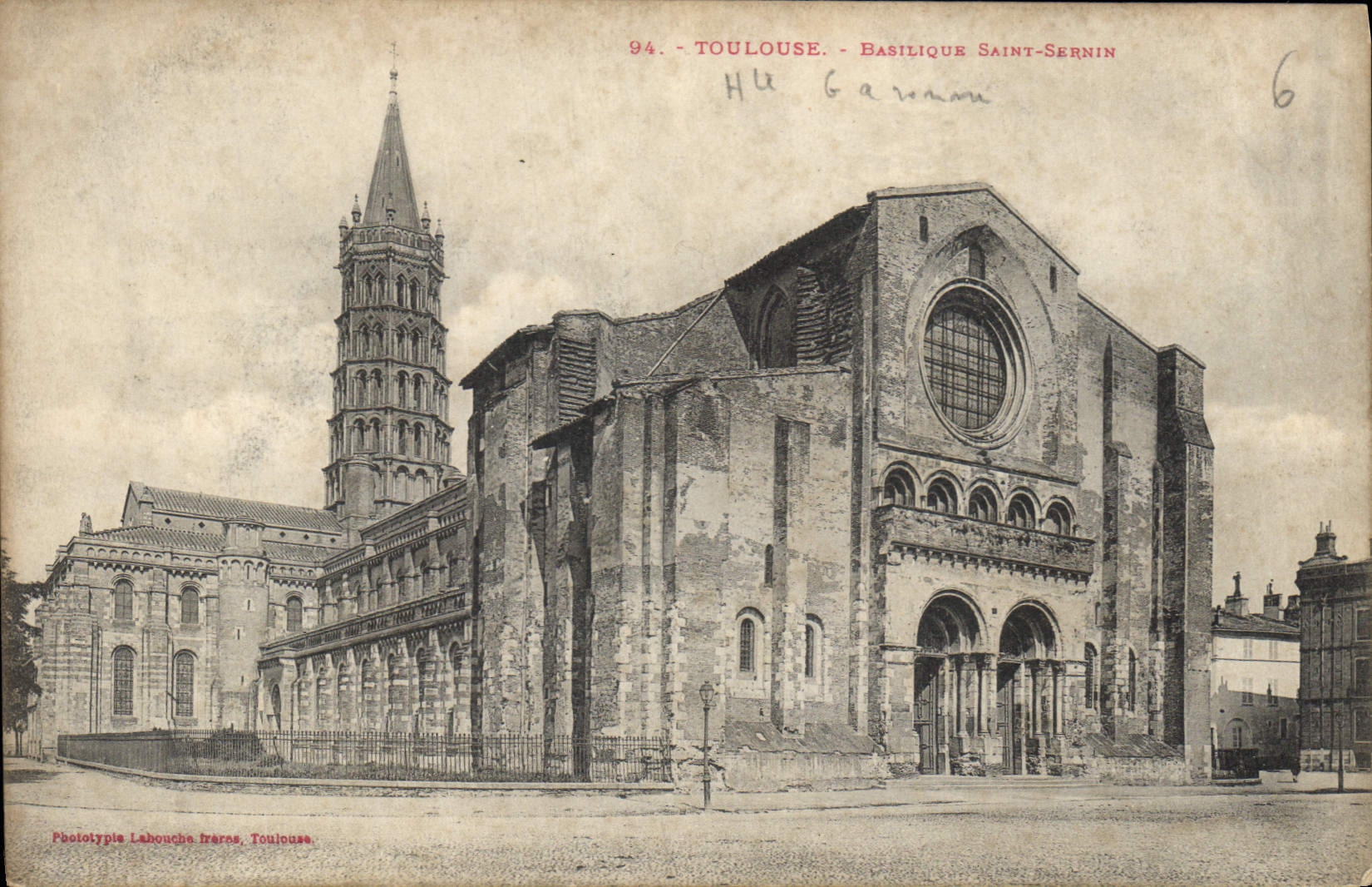 CPA Toulouse Basilique Saint Sernin 
