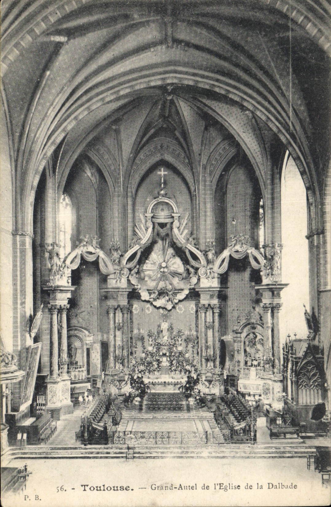 CPA Toulouse Grand Autel de l'Eglise de la Dalbade 