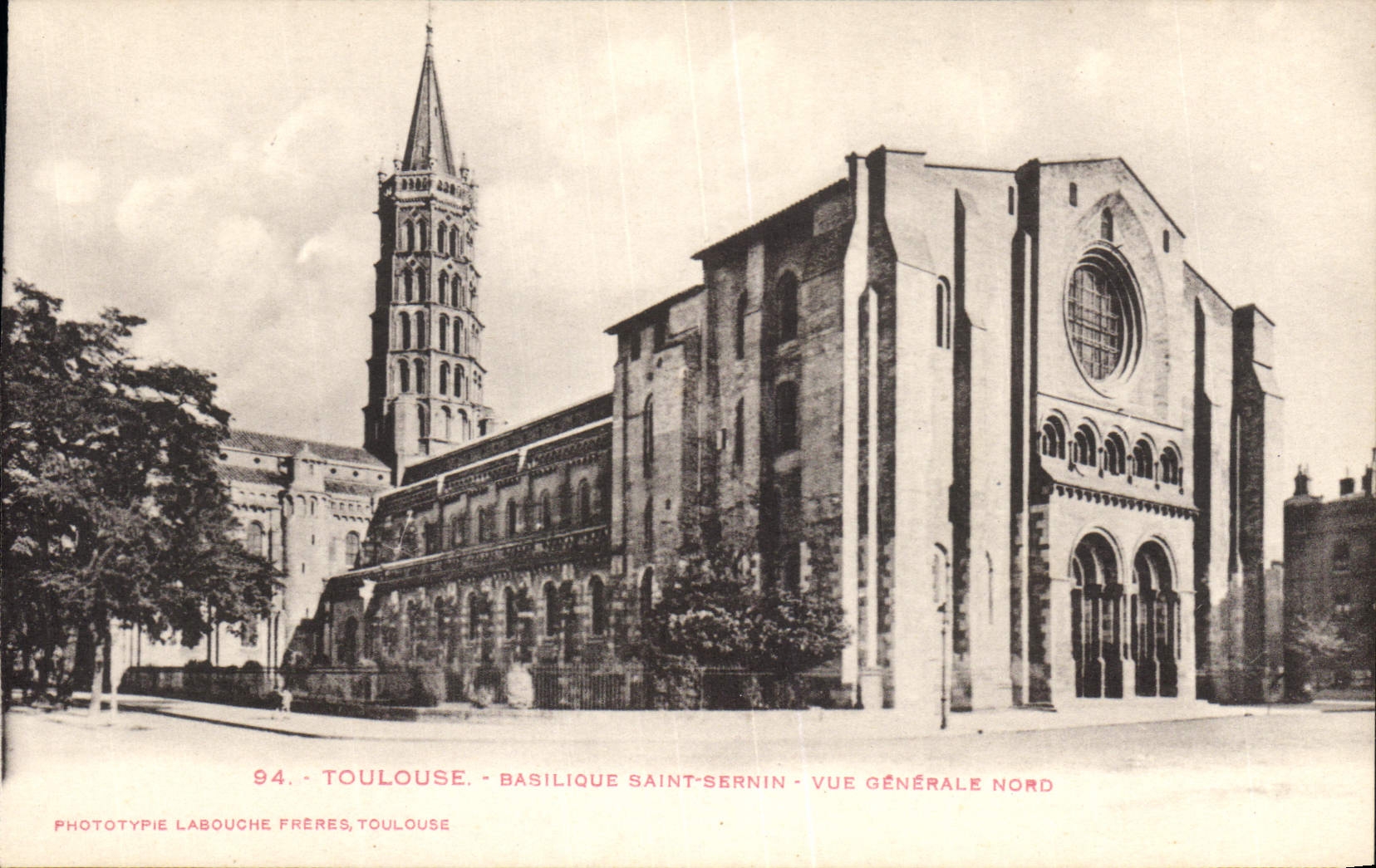 CPA Toulouse Basilique Saint Sernin Vue Generale Nord 