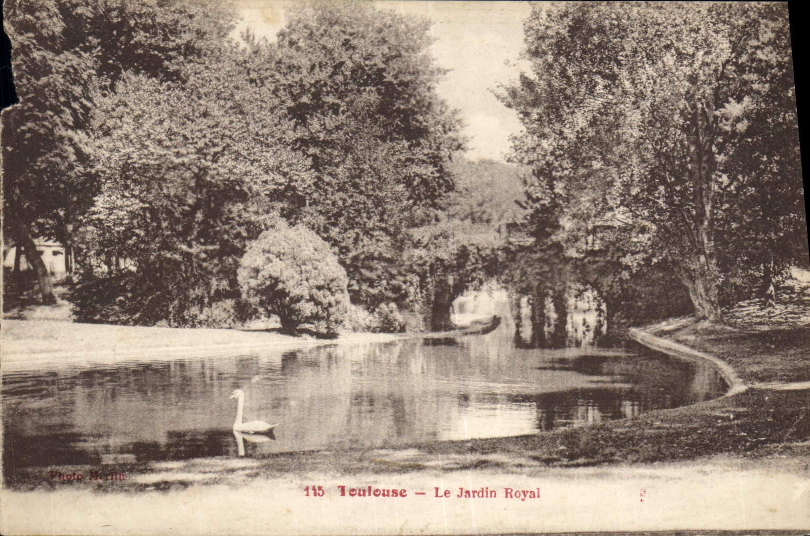 CPA Toulouse Le Jardin Royal 