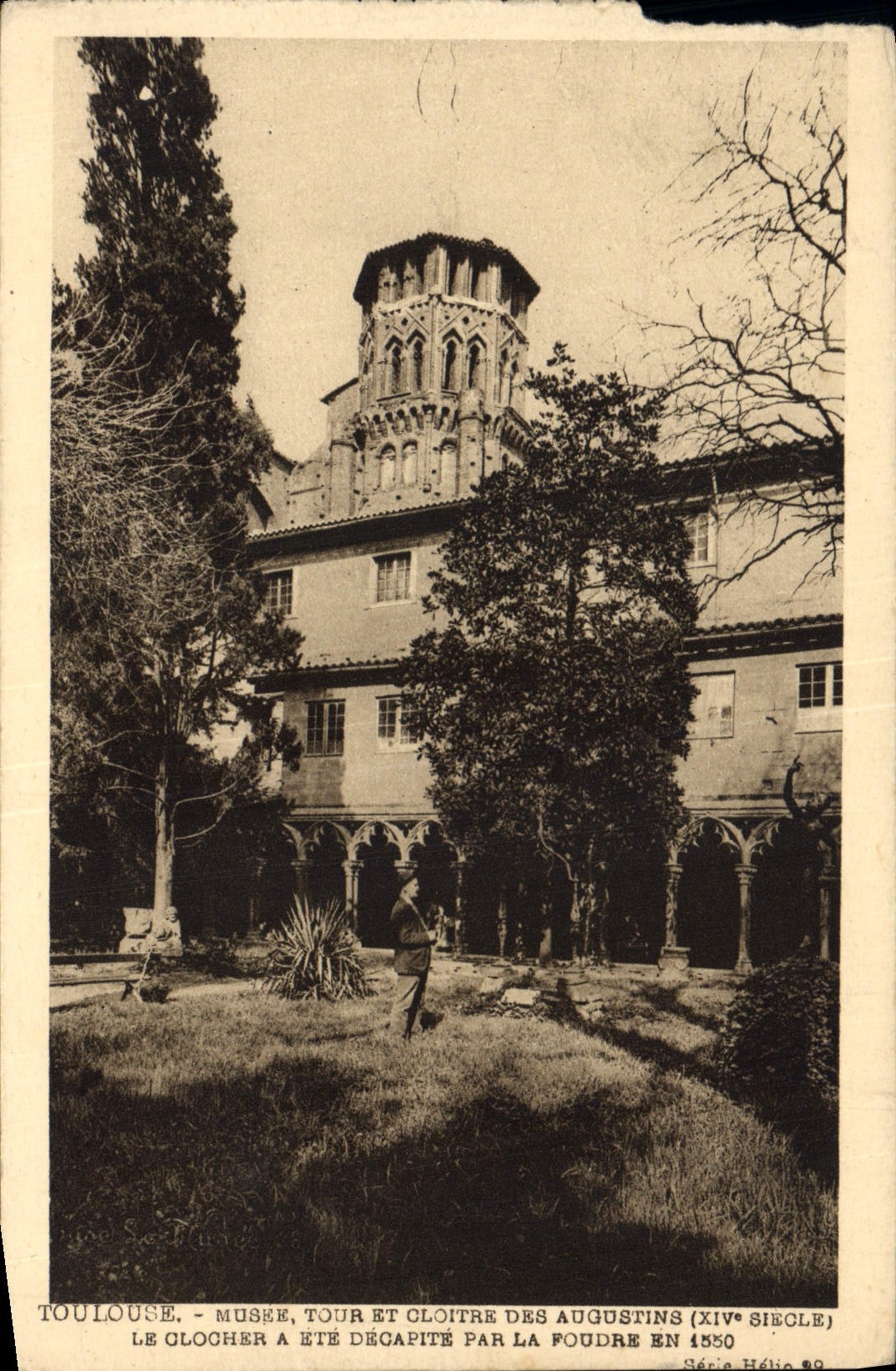 CPA Toulouse Musee Tour et Cloitre des Augustins 
