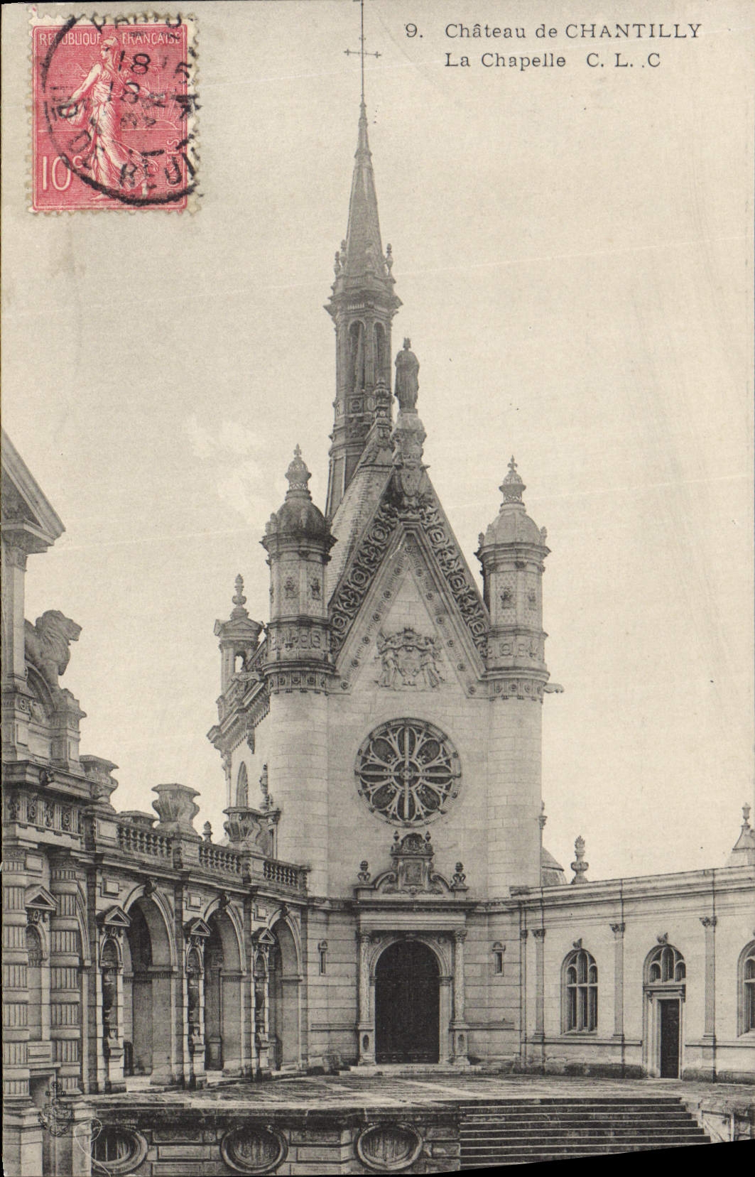 CPA Chateau de Chantilly La Chapelle 