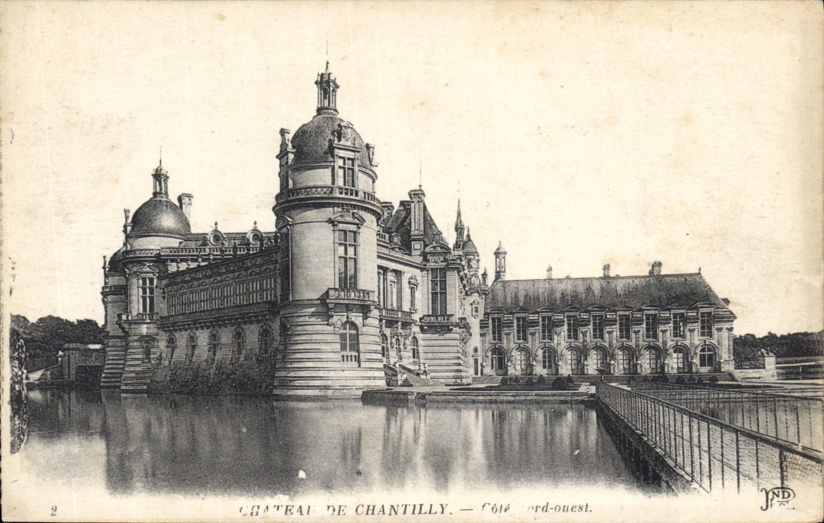 CPA Chateau de Chantilly 