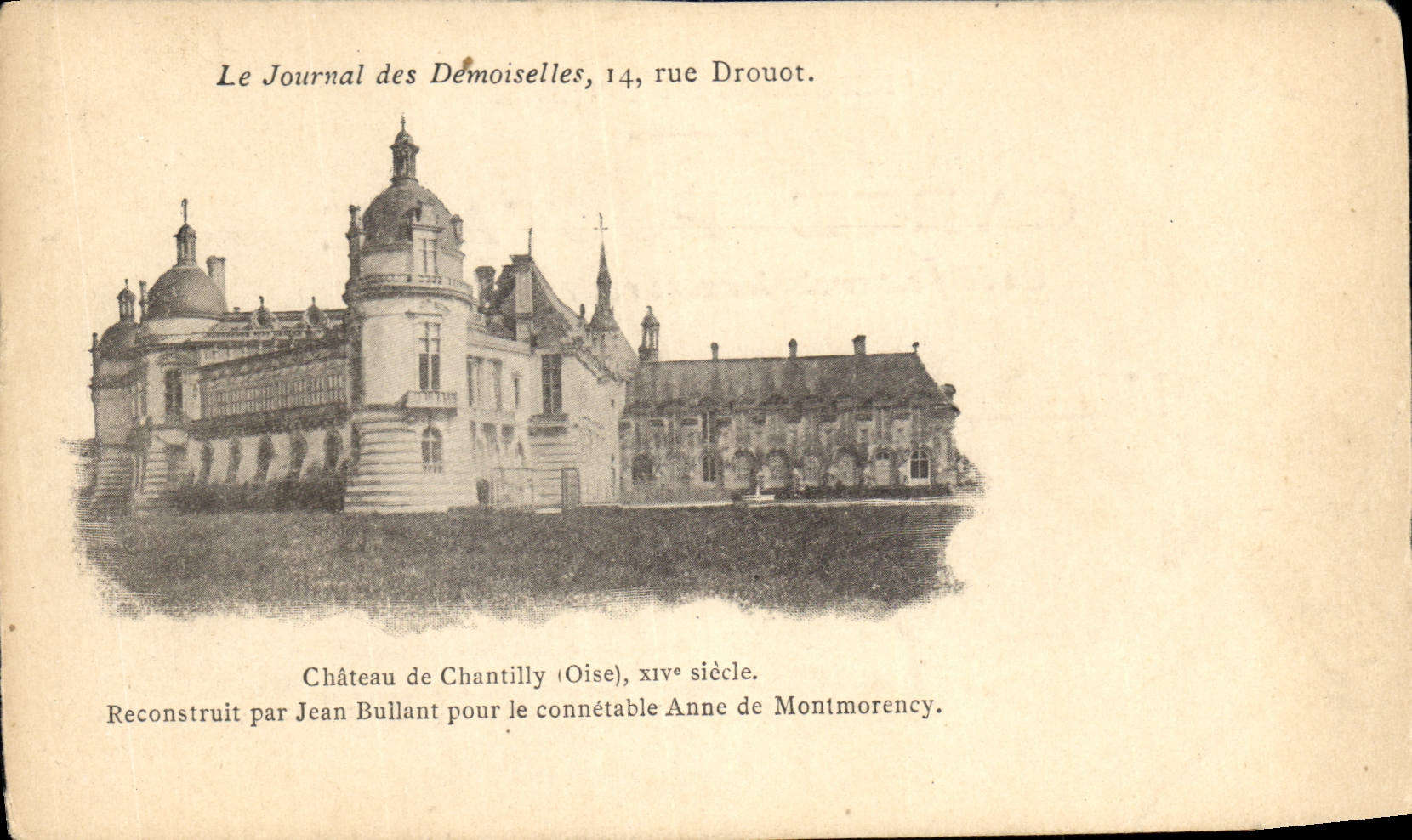 CPA Chateau de Chantilly Oise 
