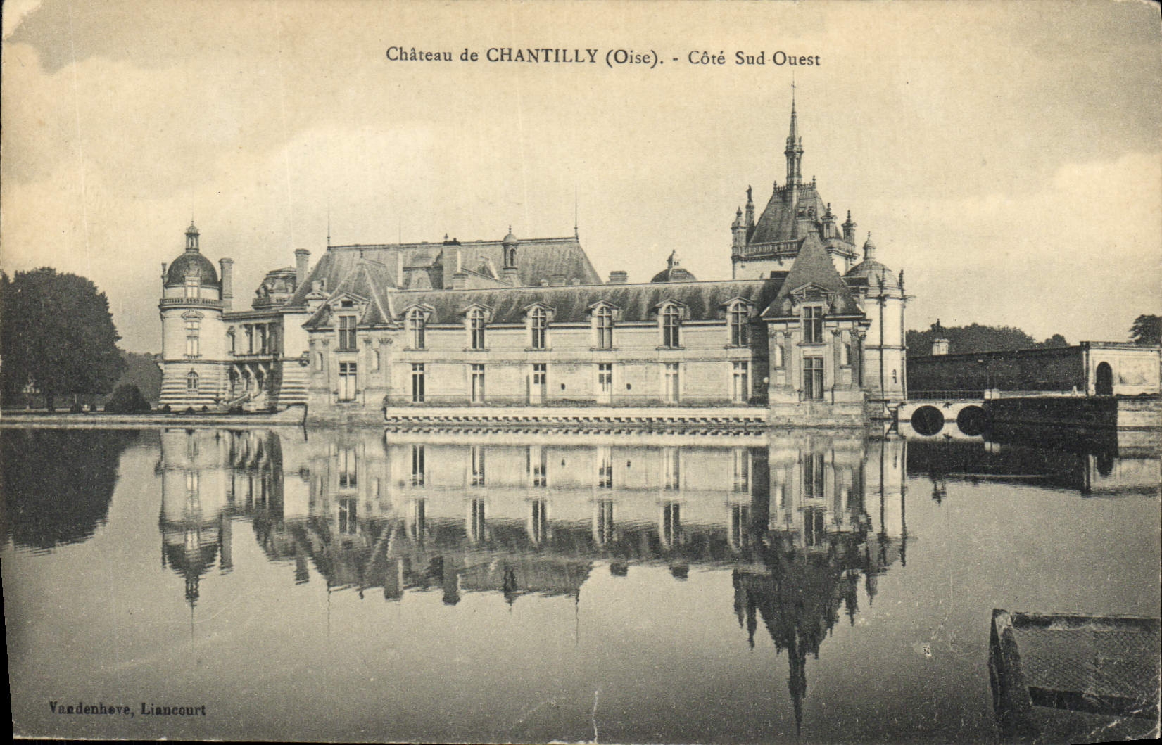 CPA Chateau de Chantilly Oise Cote Sud Ouest 