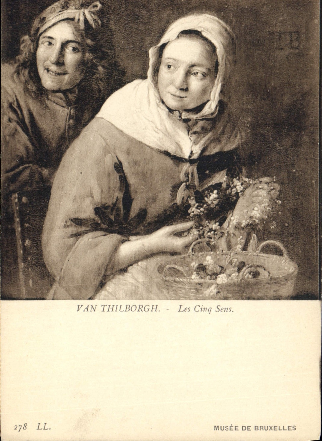 CPA Van Thilborgh Les Cing Sens 