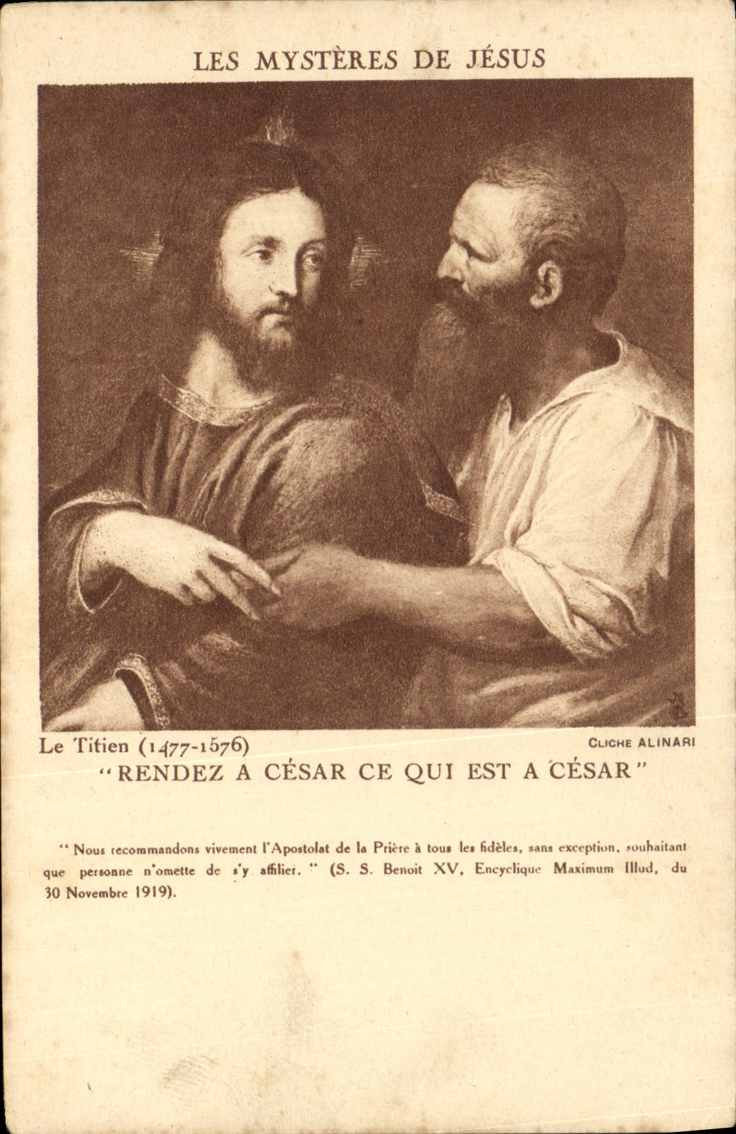 CPA Rendez a Cesar ce Qui Est a Cesar 