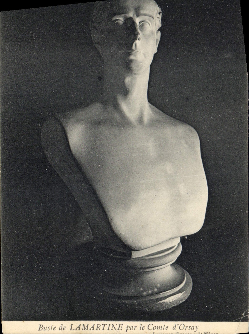 CPA Buste de Lamartine par le Counte d'Orsay