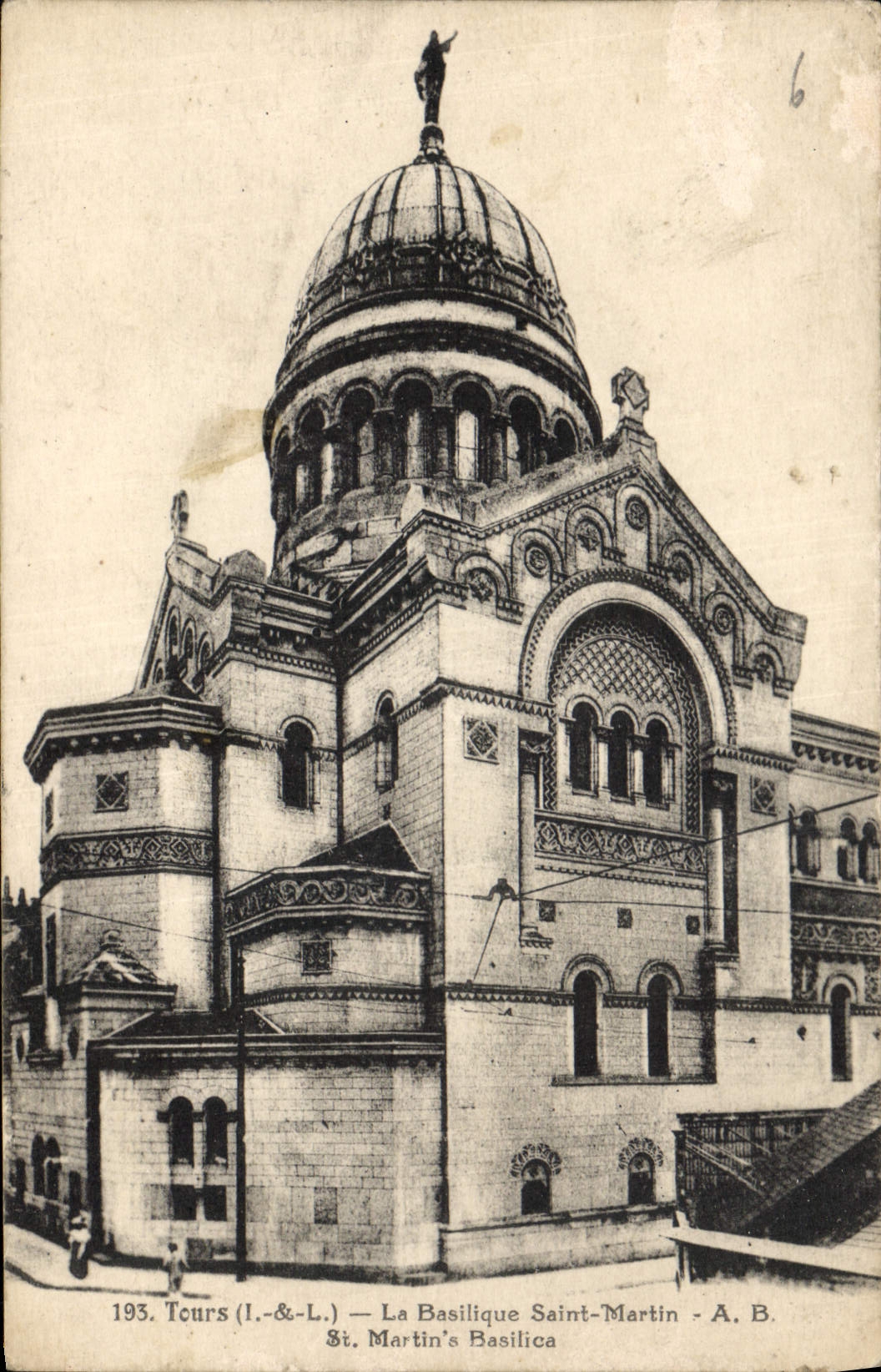 CPA Tours La Basilique Saint Martin 