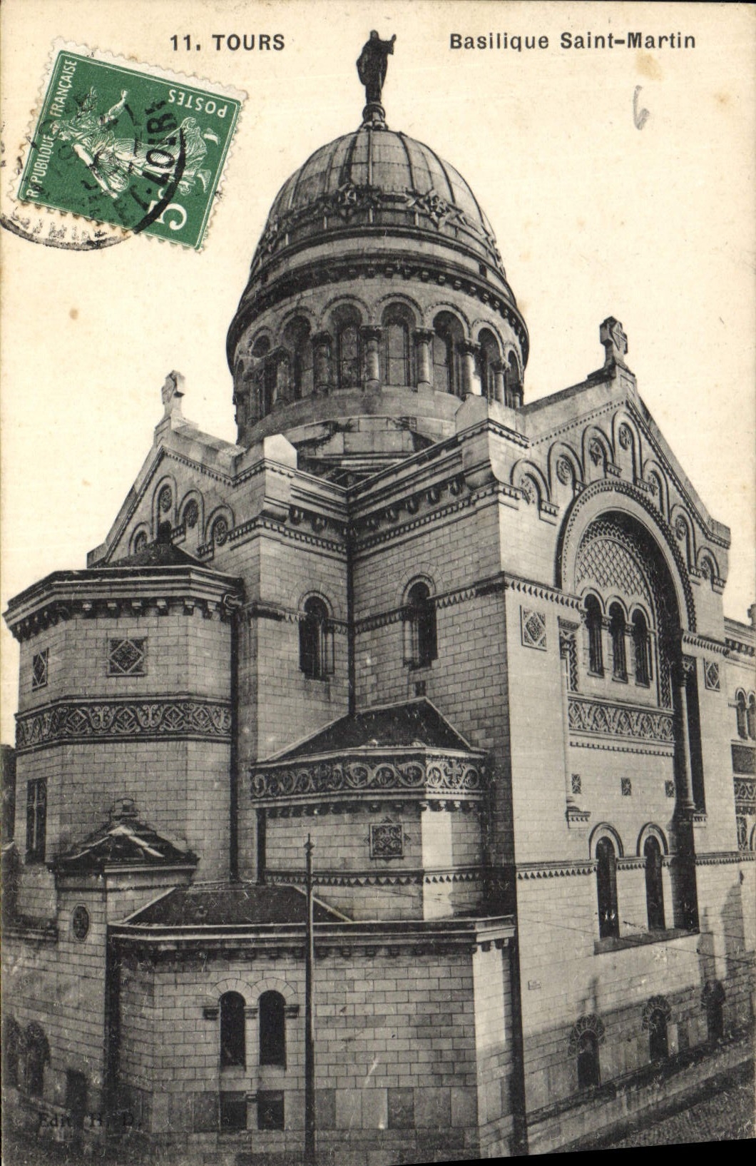 CPA Tours Basilique Saint Martin 