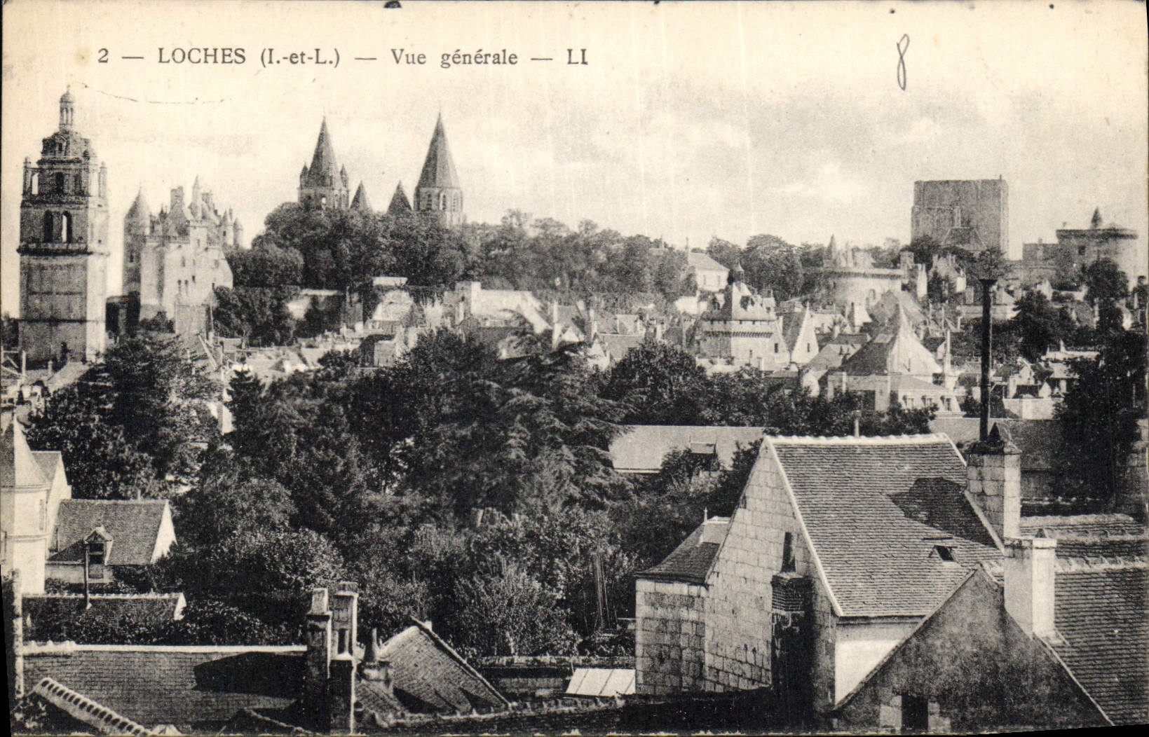 CPA Loches Vue Generale 