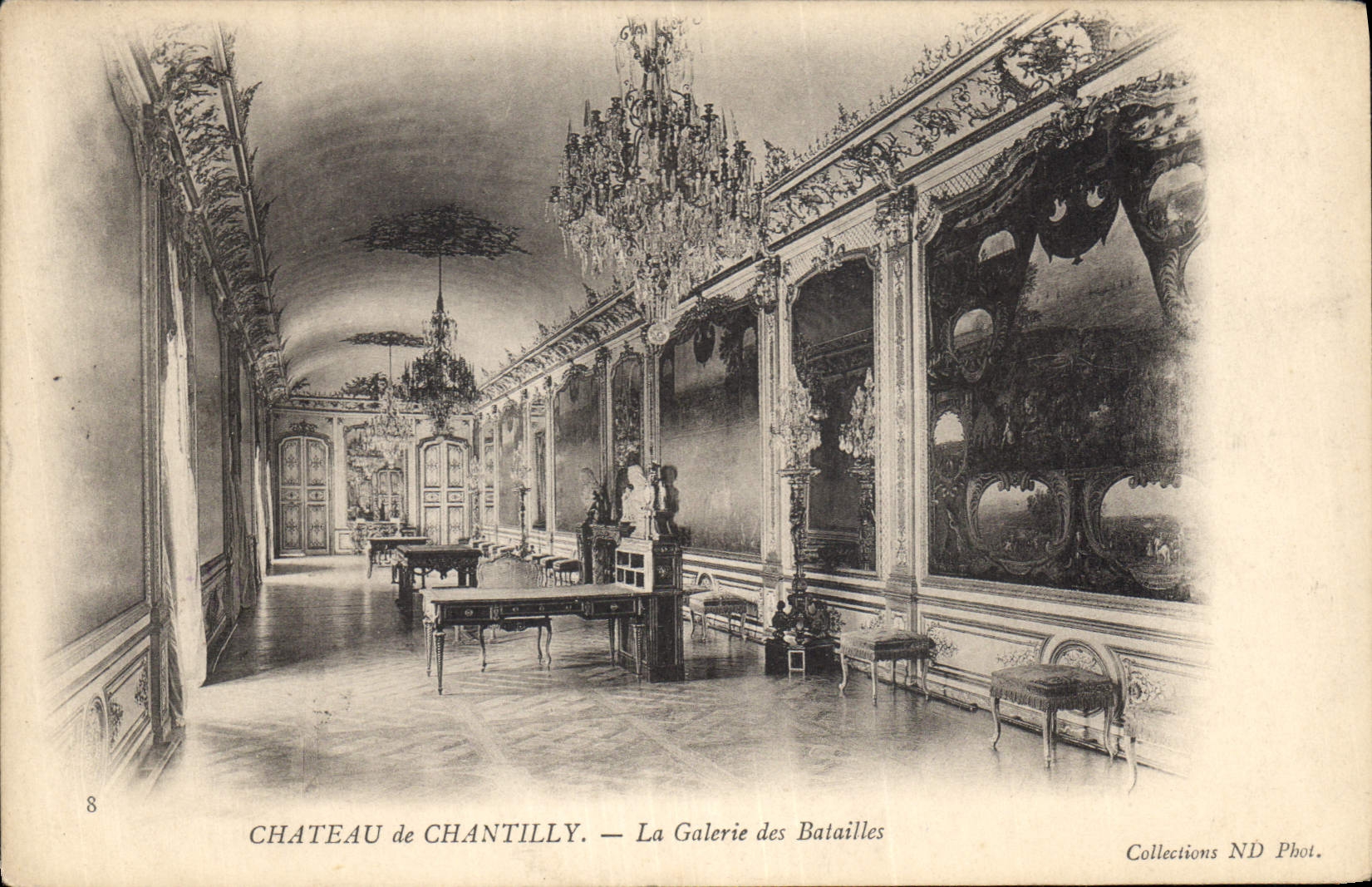 CPA Chateau de Chantilly La Galerie des Batailles