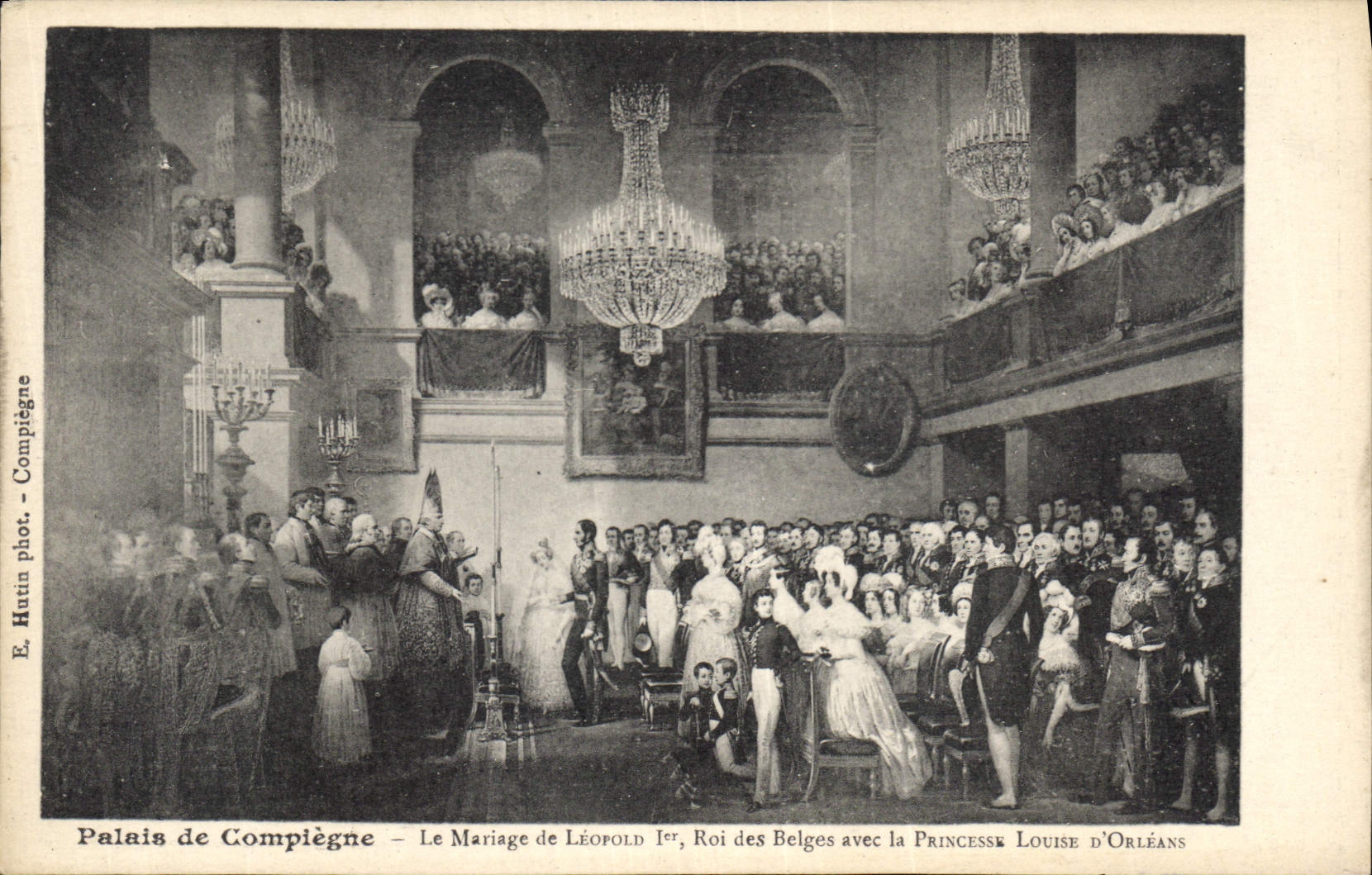 CPA Palais de Compiegne Le Mariage de Leofold des Belges avee ala Princess Louise d'Orleans 
