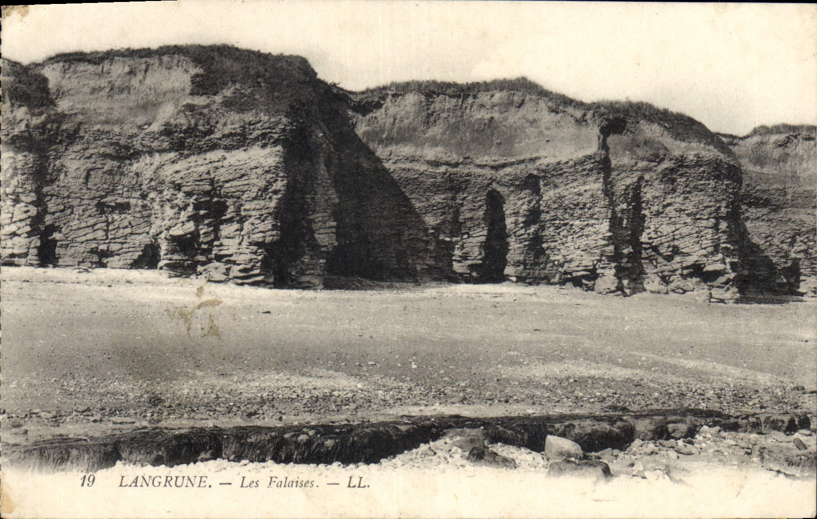 CPA Langrune Les Falaises 