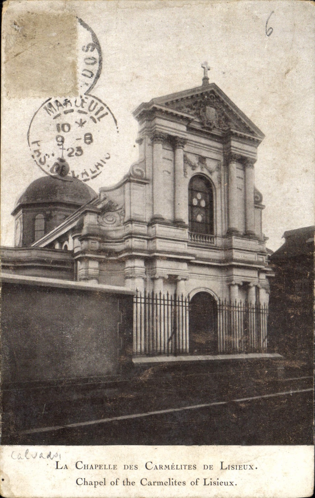 CPA La Chapelle des Carmelites de Lisieux 