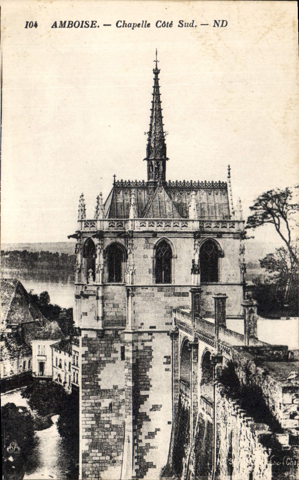 CPA Amboise Chapelle Cote Sud 