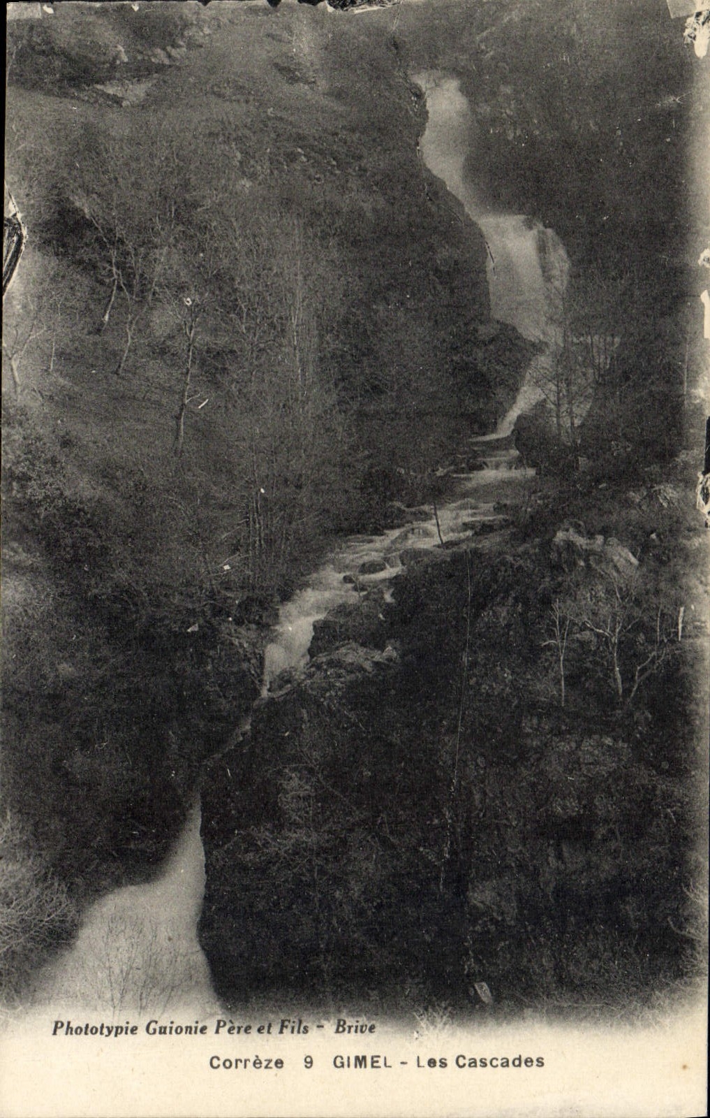 CPA Correze Gimel Les Cascades 