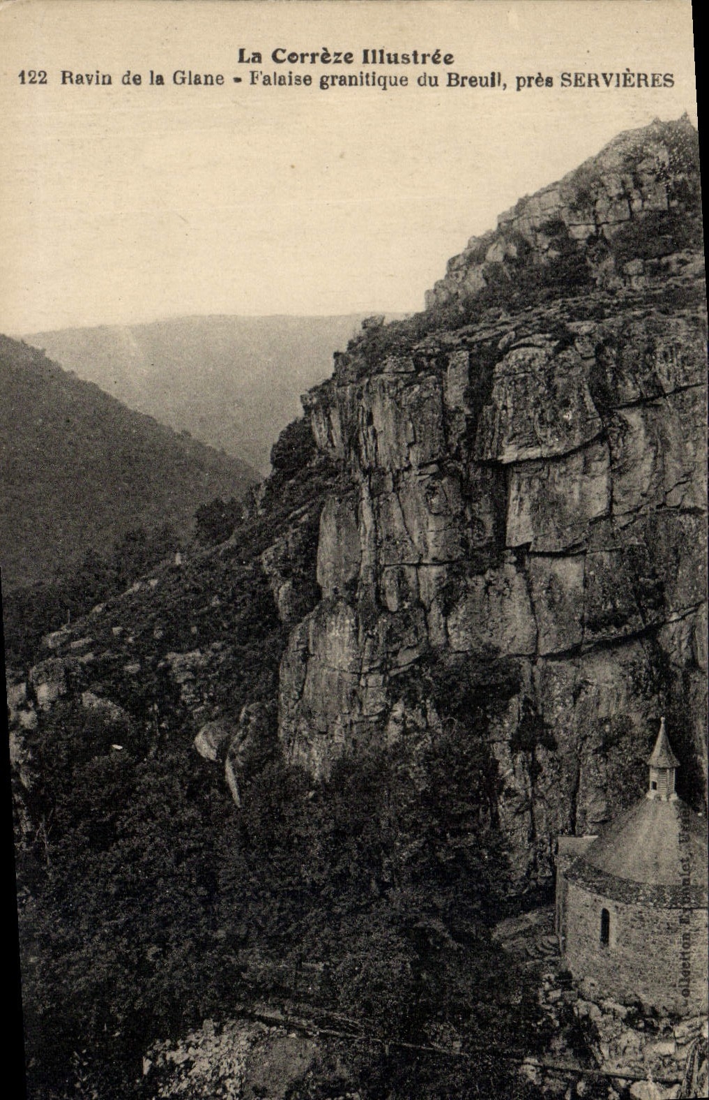 CPA La Correze Illustree Ravin de la Giane